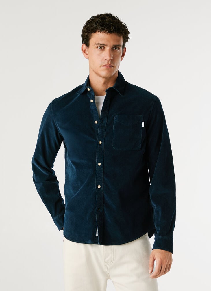 Pepe Jeans Regular Fit Corduroy Shirt
