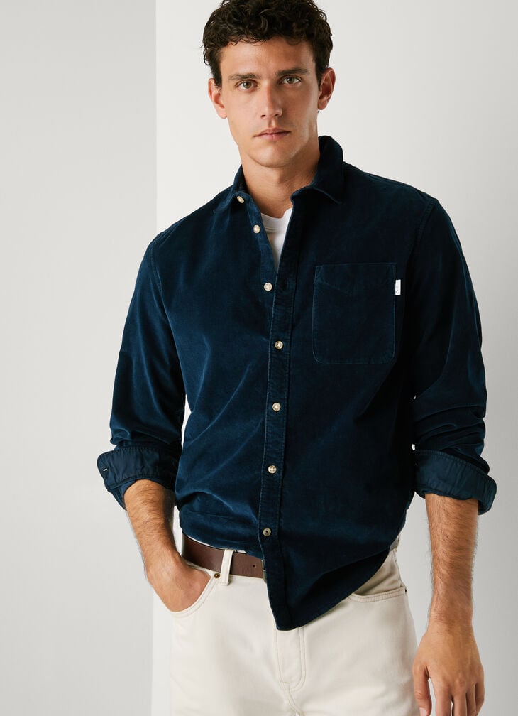 Pepe Jeans regular fit corduroy shirt