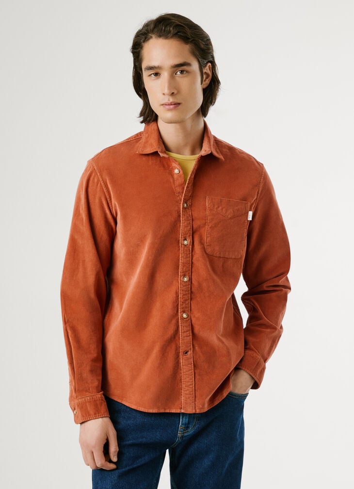 Pepe Jeans Regular Fit Corduroy Shirt