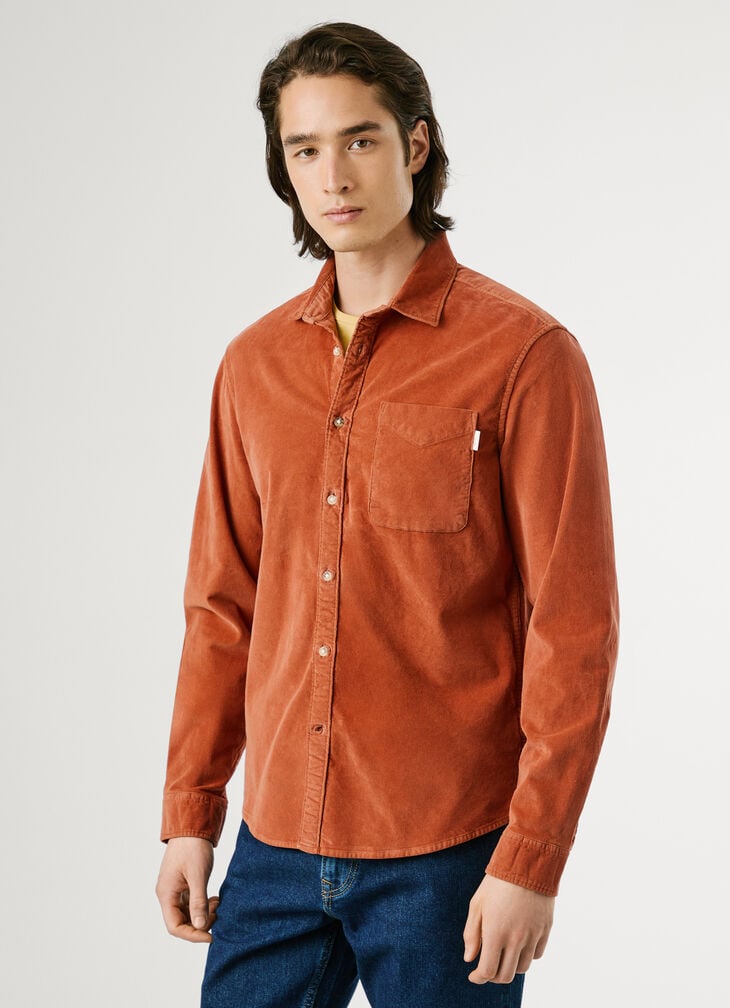 Pepe Jeans Regular Fit Corduroy Shirt