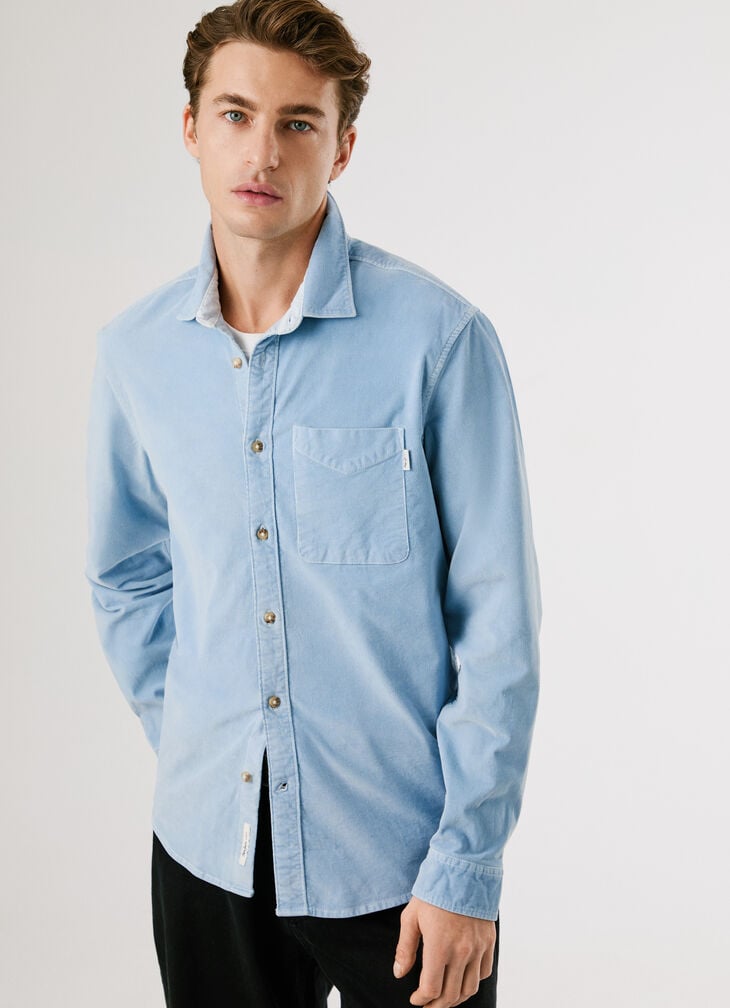 Pepe Jeans regular fit corduroy shirt