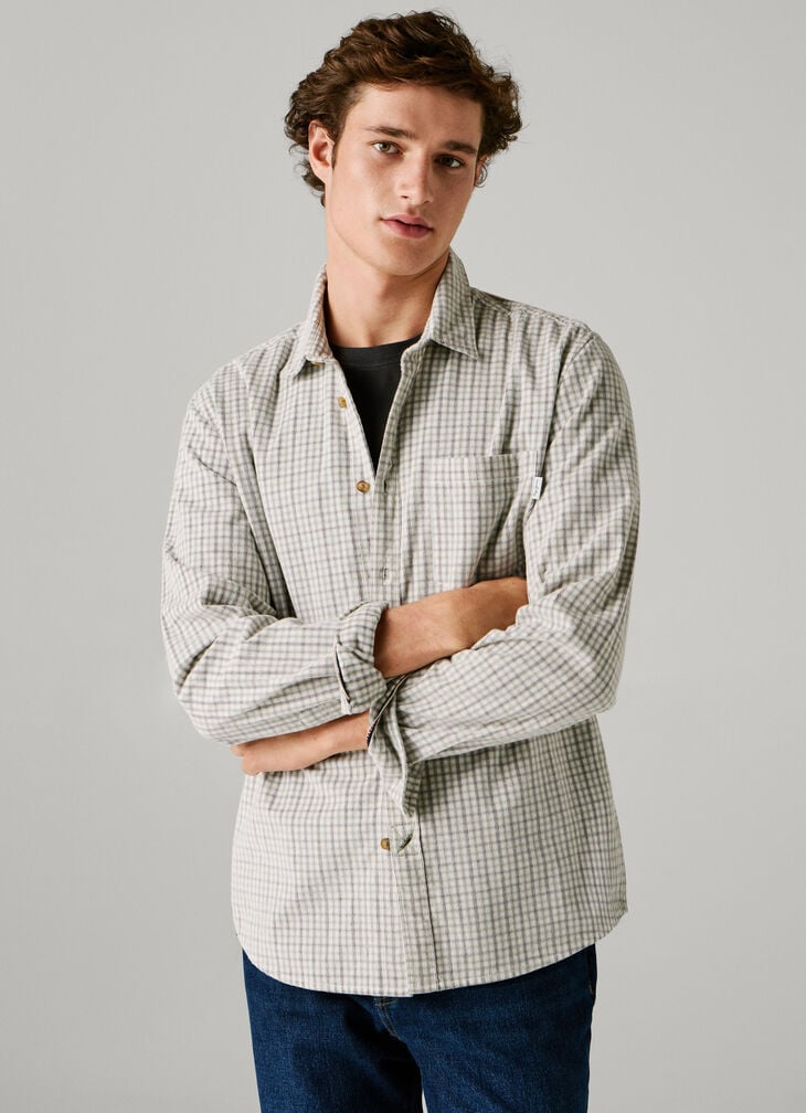 Pepe Jeans regular fit corduroy shirt