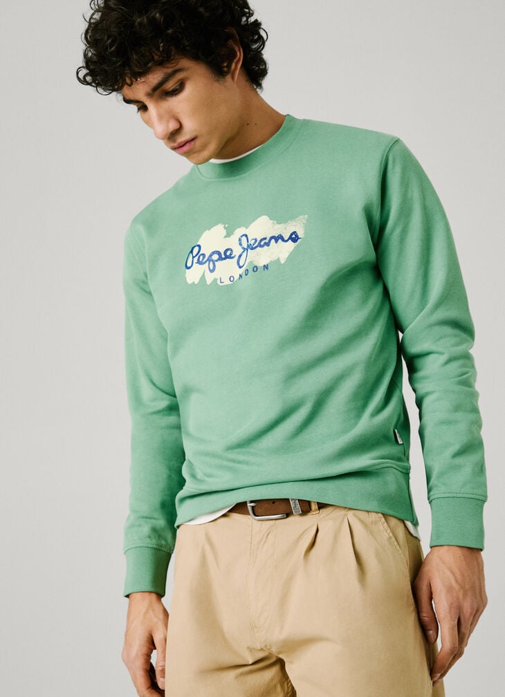 Pepe Jeans regular fit crew neck sweatshirt