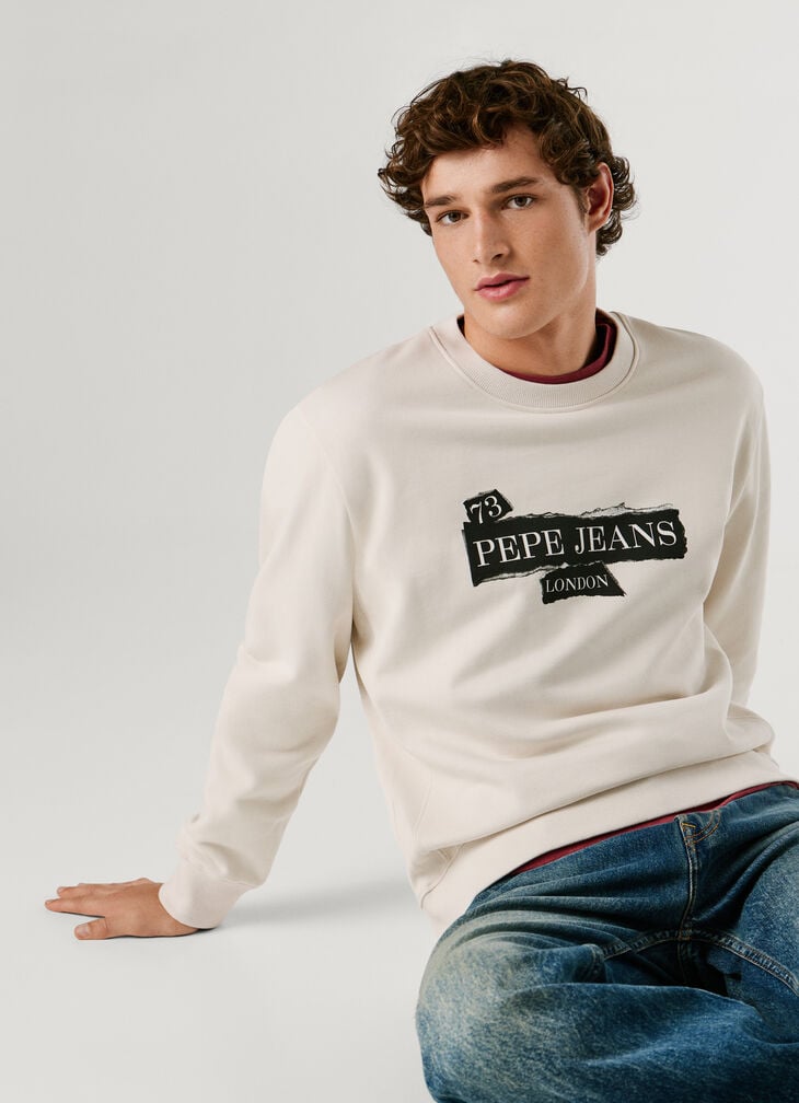 Pepe Jeans regular fit crew neck sweatshirt