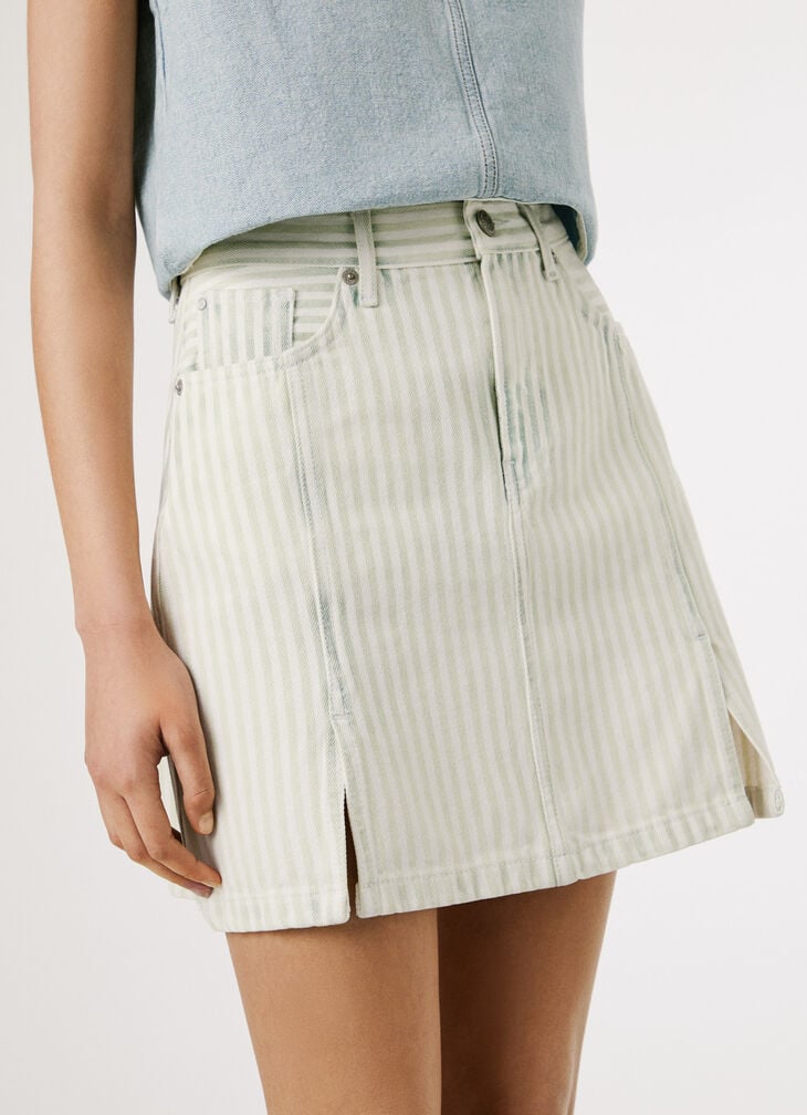 Pepe Jeans Regular Fit Denim Mini Skirt