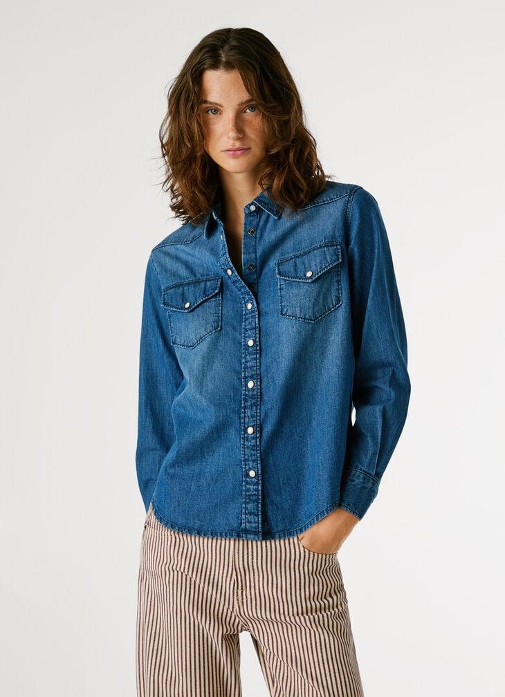 Pepe Jeans Regular Fit Denim Shirt