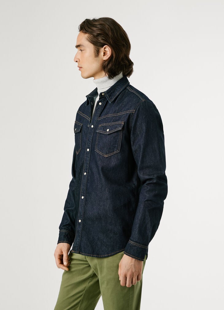 Pepe Jeans Regular Fit Denim Shirt