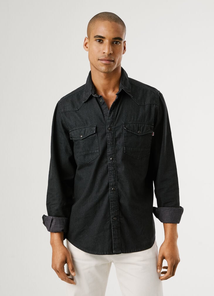 Pepe Jeans Regular Fit Denim Shirt