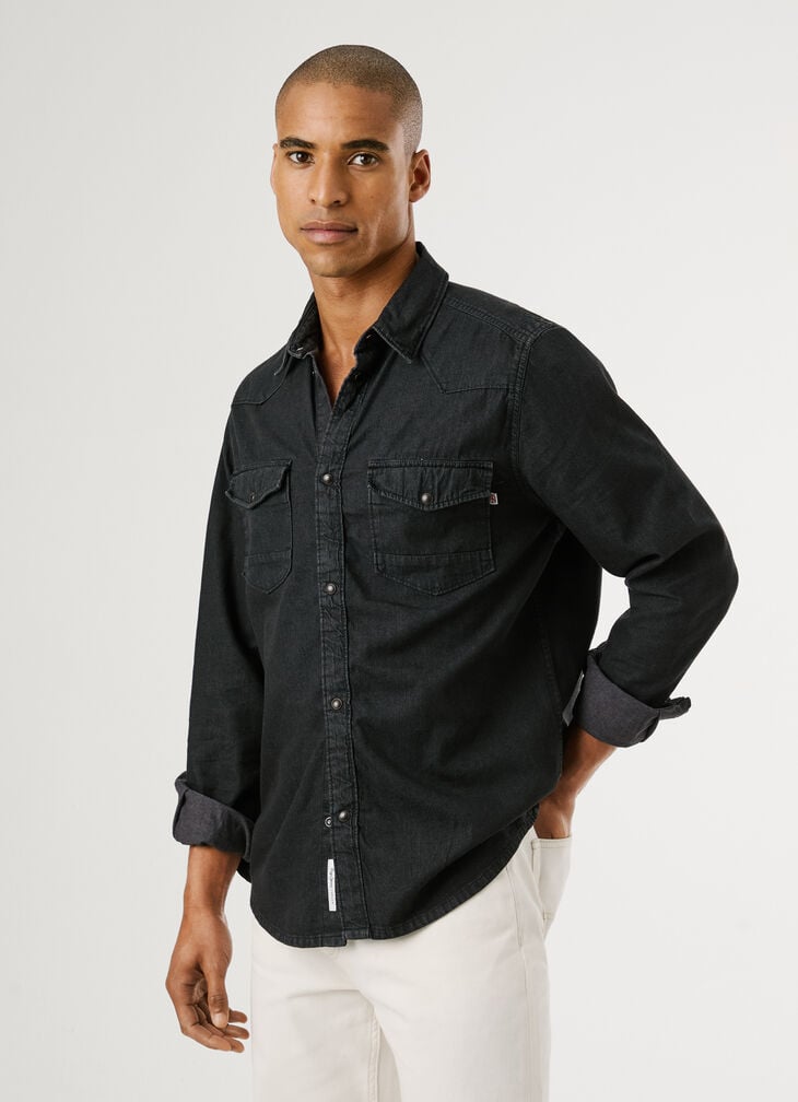Pepe Jeans Regular Fit Denim Shirt