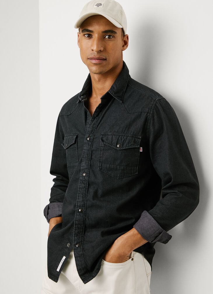 Pepe Jeans regular fit denim shirt