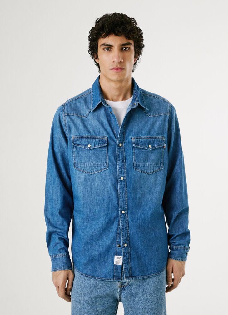 Pepe Jeans Regular Fit Denim Shirt