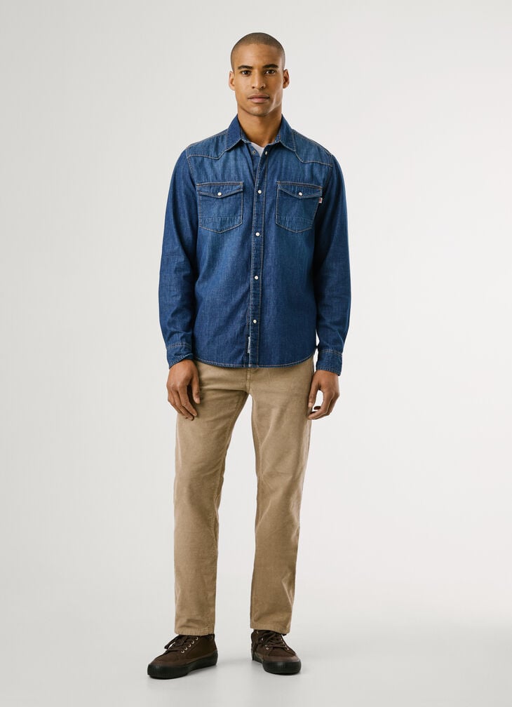 Pepe Jeans Regular Fit Denim Shirt