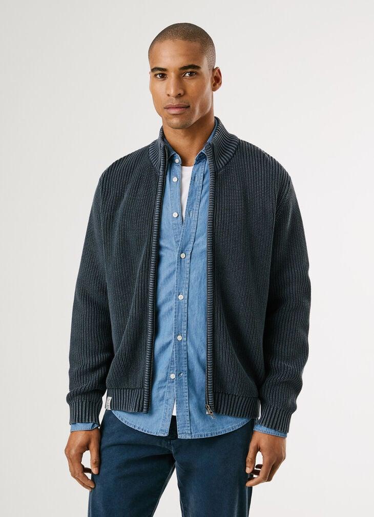 Pepe Jeans Regular Fit High Neck Cardigan
