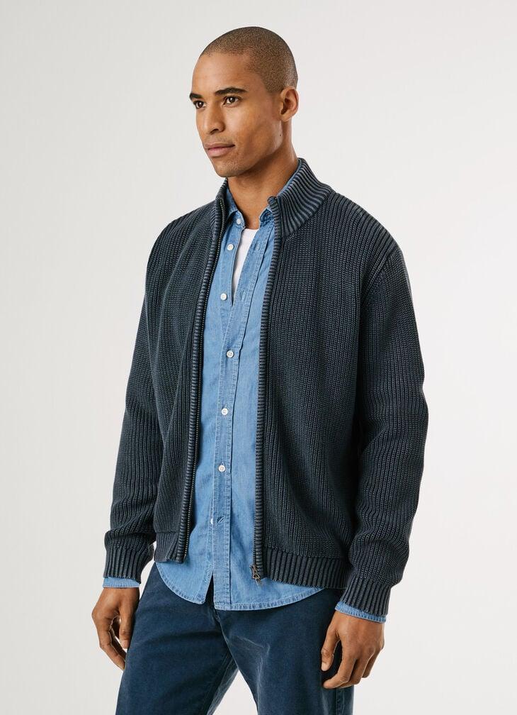 Pepe Jeans Regular Fit High Neck Cardigan