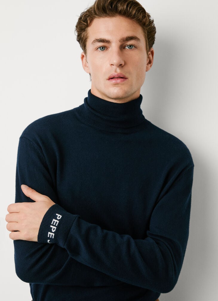 Pepe Jeans regular fit high neck jumper