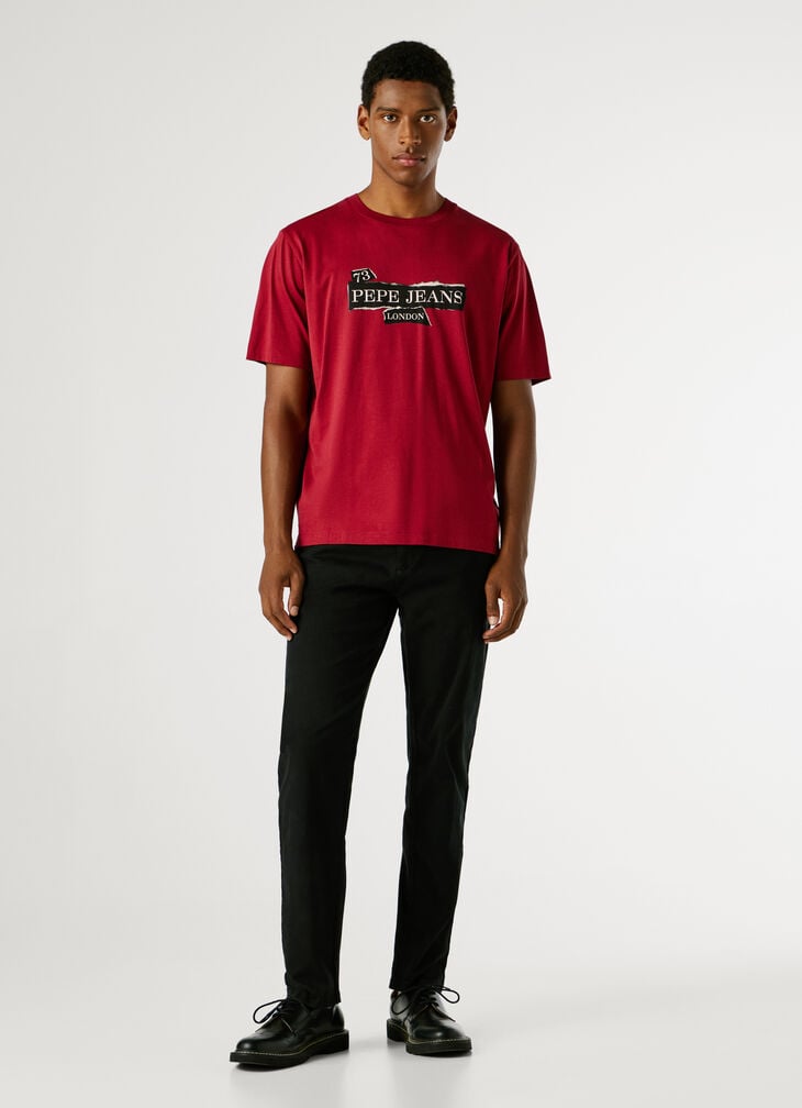 Pepe Jeans Regular Fit Logo Print T-shirt
