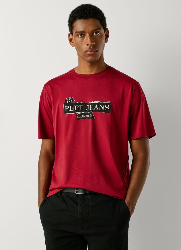 Pepe Jeans regular fit logo print t-shirt