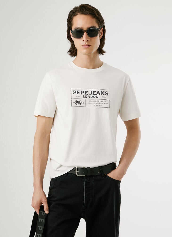 Pepe Jeans regular fit logo print t-shirt