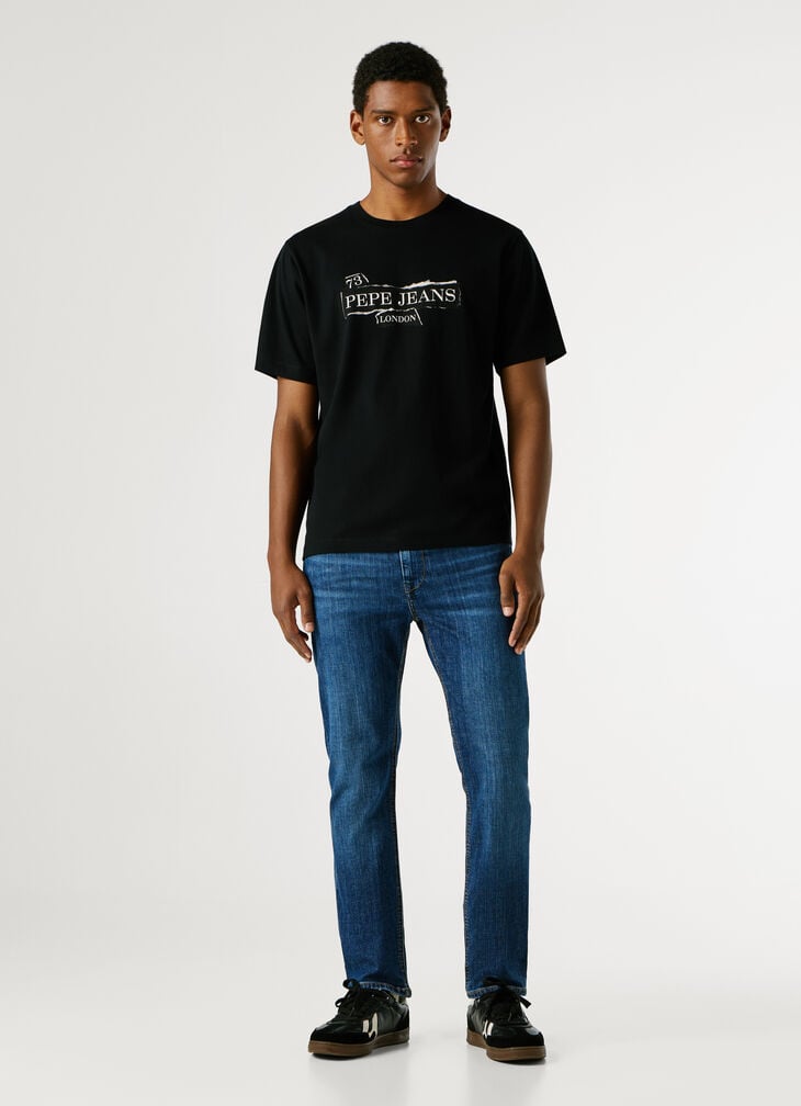 Pepe Jeans Regular Fit Logo Print T-shirt