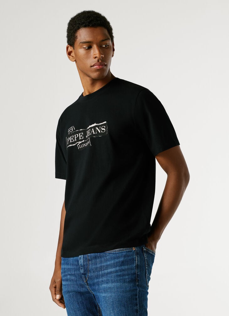 Pepe Jeans Regular Fit Logo Print T-shirt