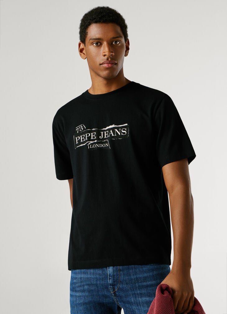 Pepe Jeans regular fit logo print t-shirt