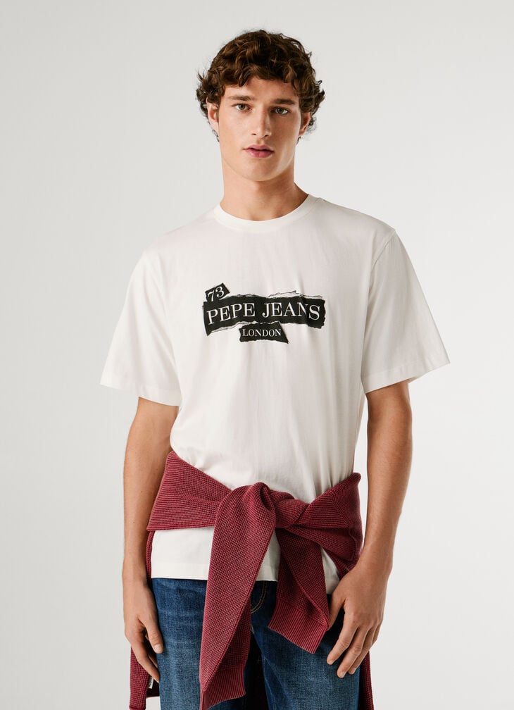 Pepe Jeans regular fit logo print t-shirt