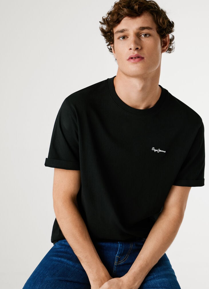 Pepe Jeans regular fit logo print t-shirt