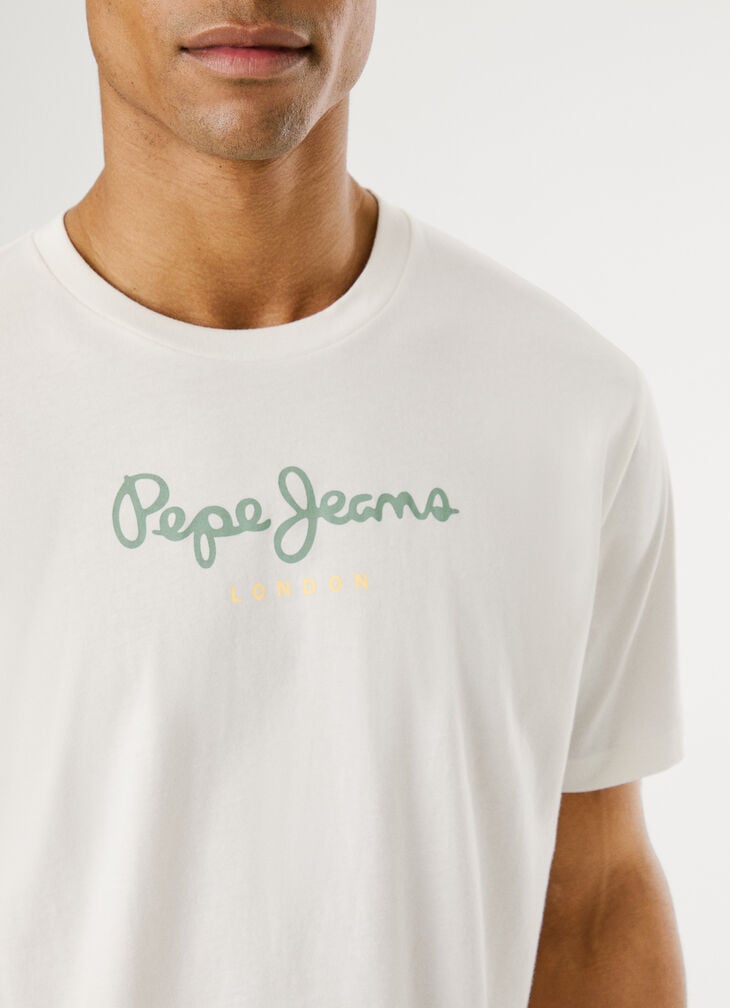 Pepe Jeans Regular Fit Logo Print T-shirt