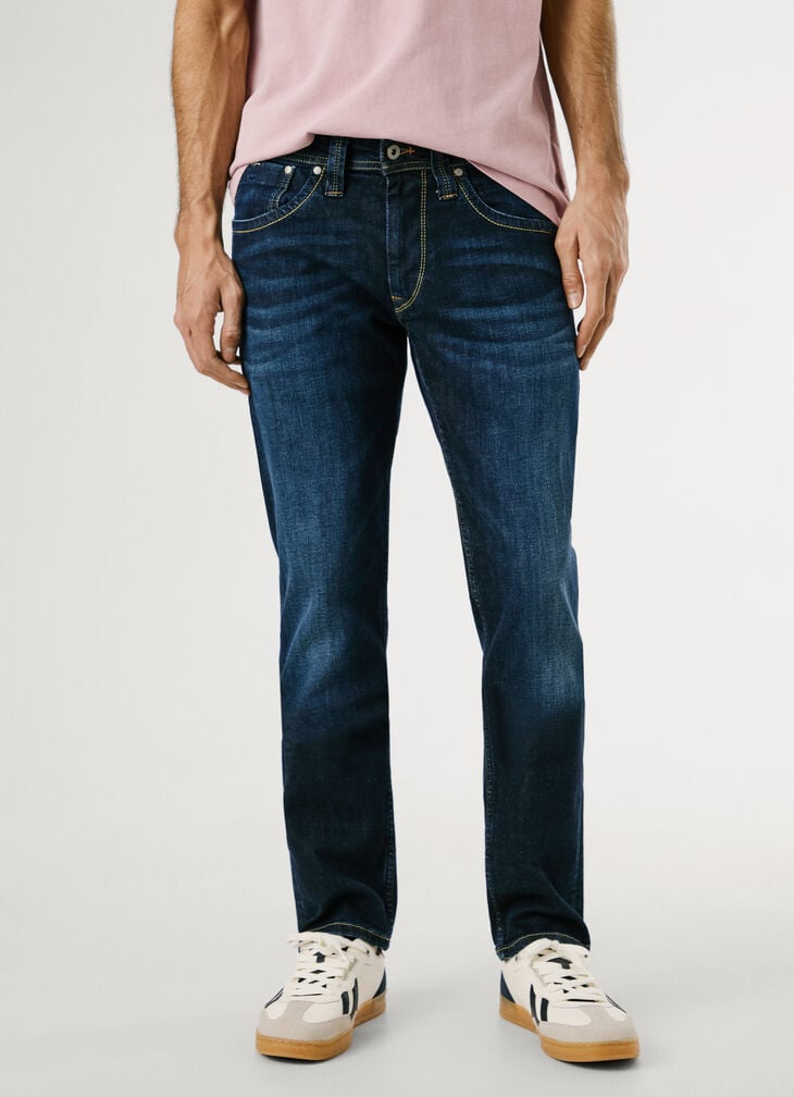 Pepe Jeans Regular Fit Mid-rise Jeans - Cash