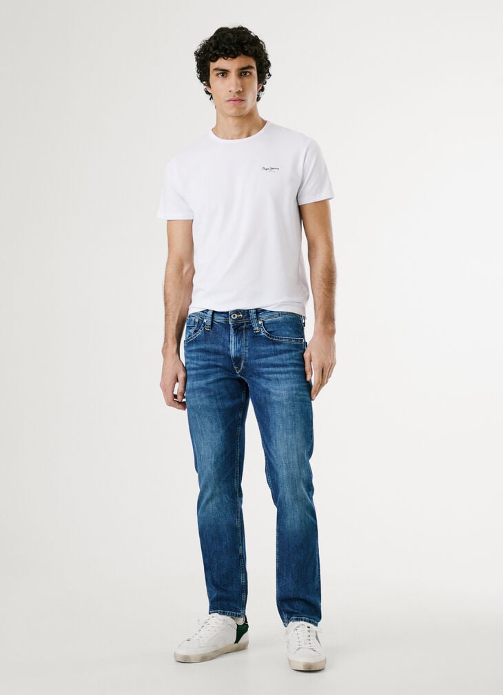 Pepe Jeans regular fit mid-rise jeans - cash
