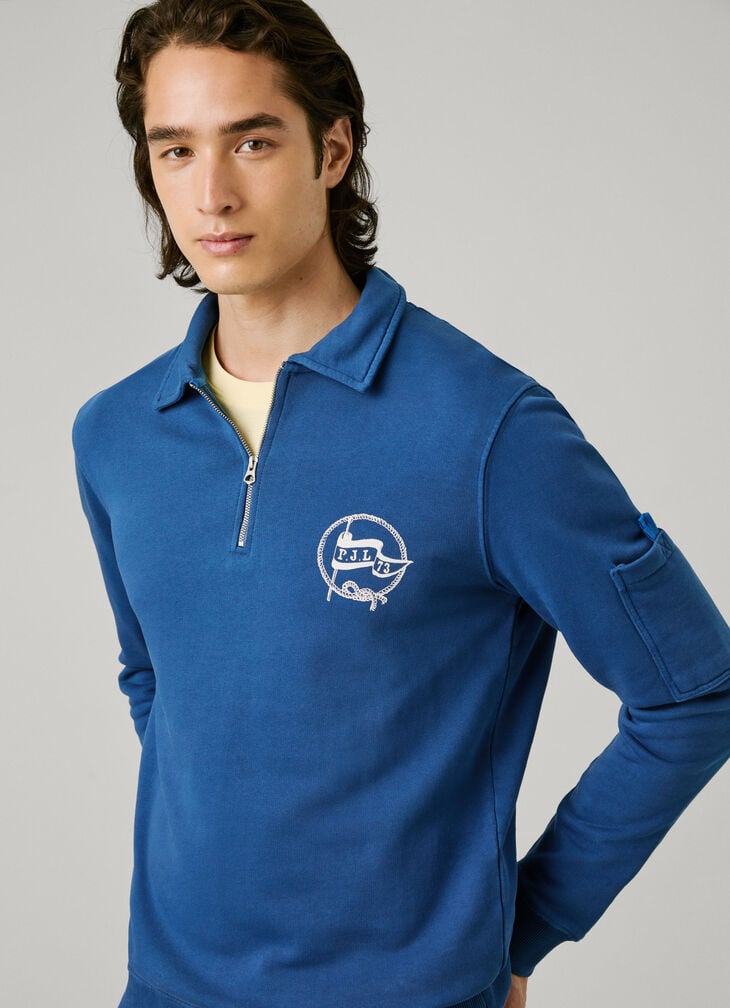 Pepe Jeans regular fit polo neck sweatshirt