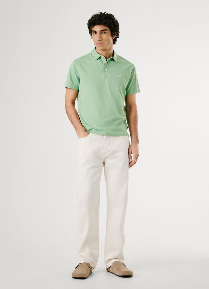 Pepe Jeans Regular Fit Polo With Embroidered Logo