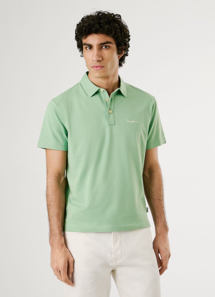 Pepe Jeans Regular Fit Polo With Embroidered Logo