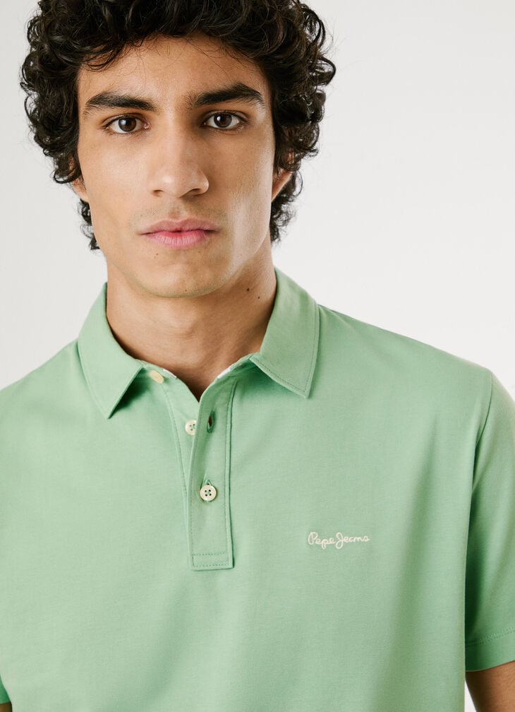 Pepe Jeans Regular Fit Polo With Embroidered Logo