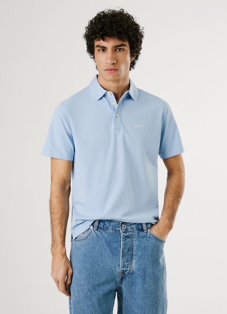 Pepe Jeans Regular Fit Polo With Embroidered Logo