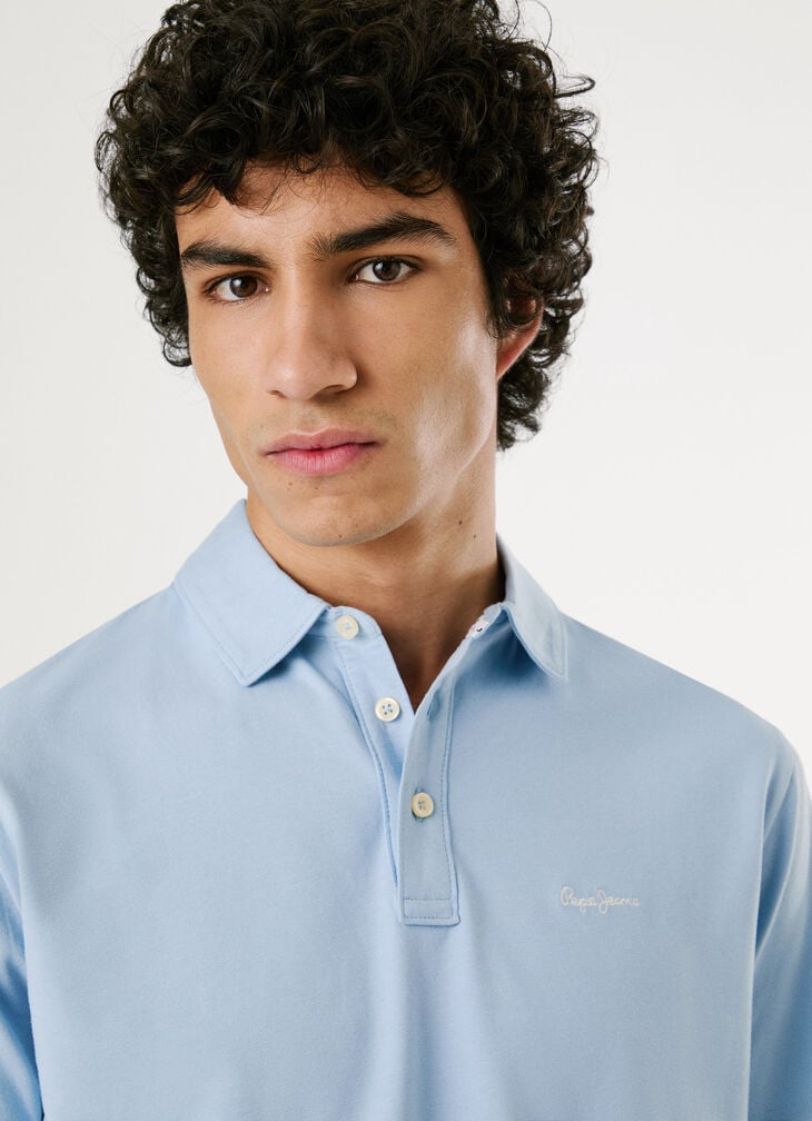 Pepe Jeans Regular Fit Polo With Embroidered Logo