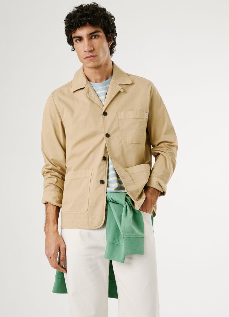 Pepe Jeans regular fit poplin overshirt