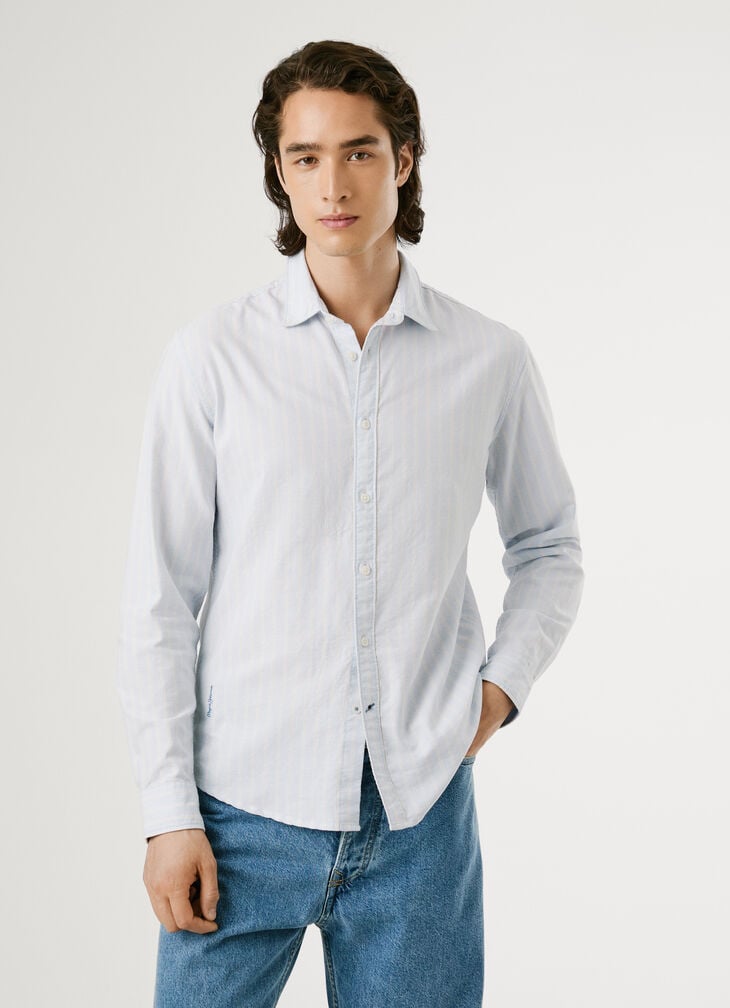 Pepe Jeans Regular Fit Striped Oxford Shirt