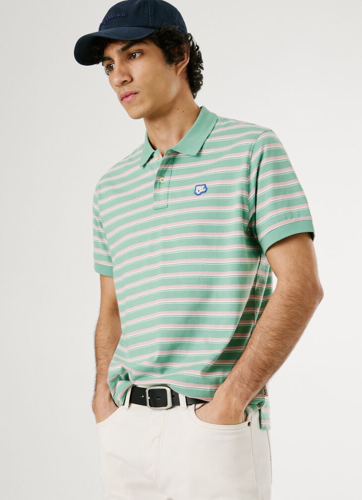 Pepe Jeans regular fit striped polo