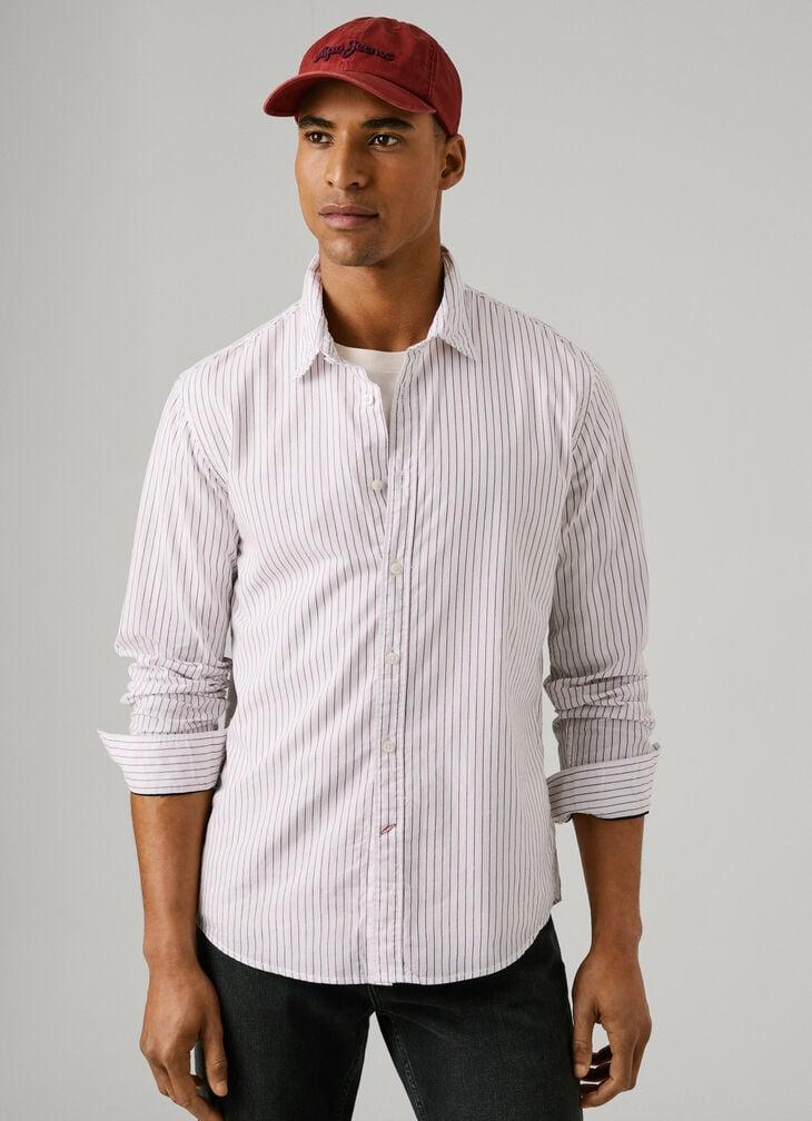 Pepe Jeans regular fit striped poplin shirt