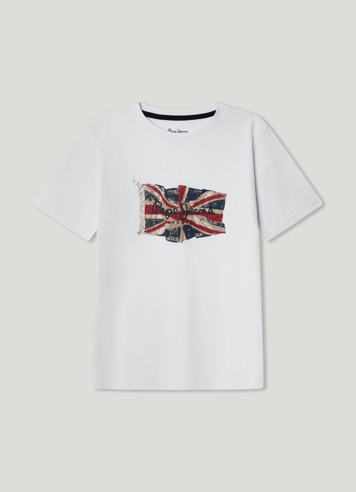 Pepe Jeans regular fit union jack t-shirt
