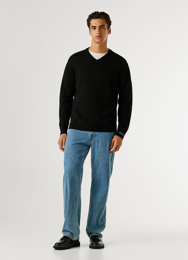 Pepe Jeans Regular Fit V-neck Jumper