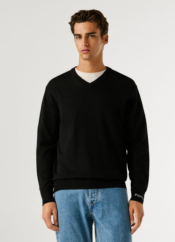 Pepe Jeans Regular Fit V-neck Jumper