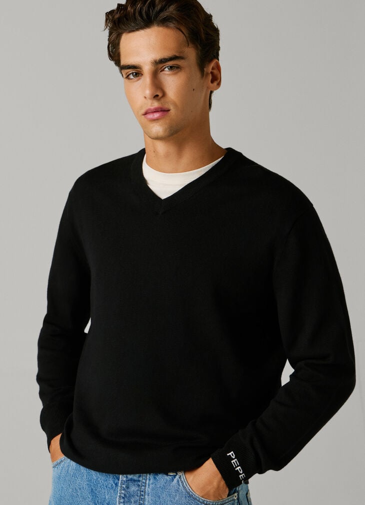 Pepe Jeans regular fit v-neck jumper