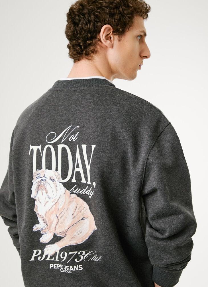 Pepe Jeans relaxed fit back print sweatshirt