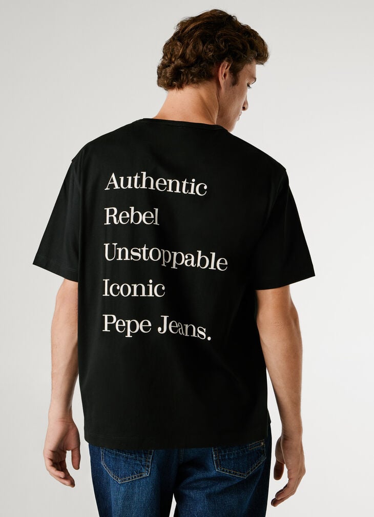 Pepe Jeans relaxed fit back print t-shirt