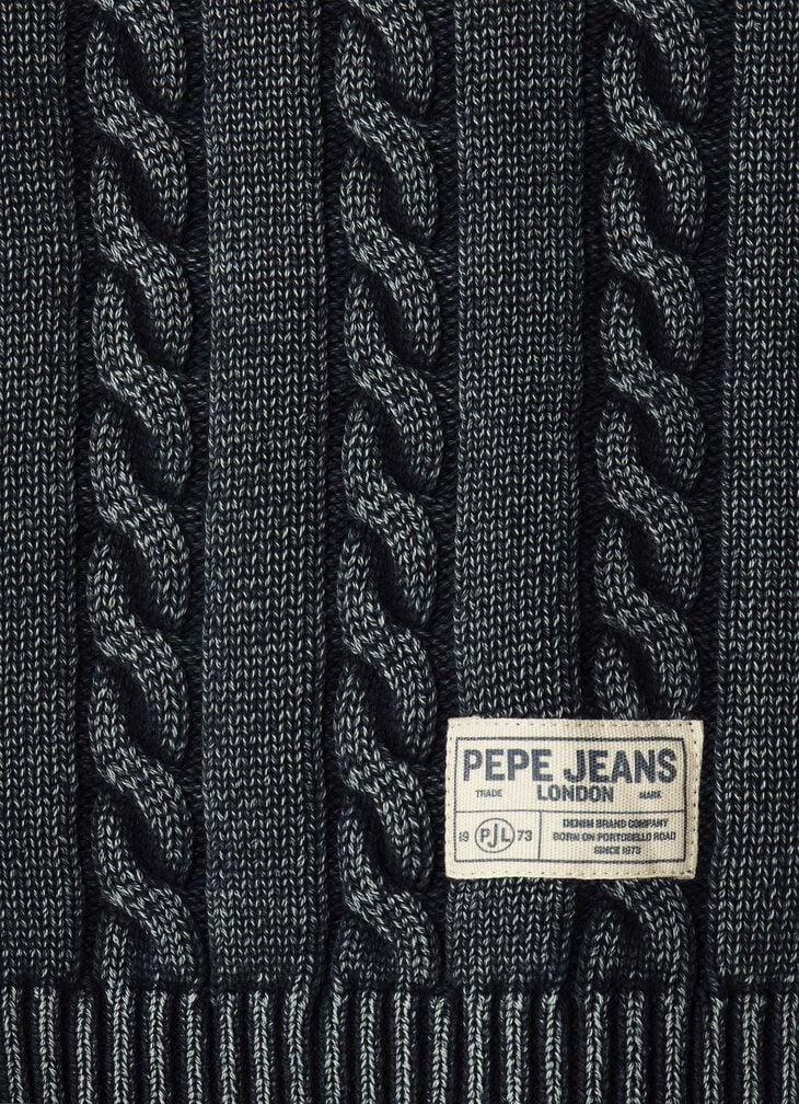 Pepe Jeans Relaxed Fit Cable Knit Jumper