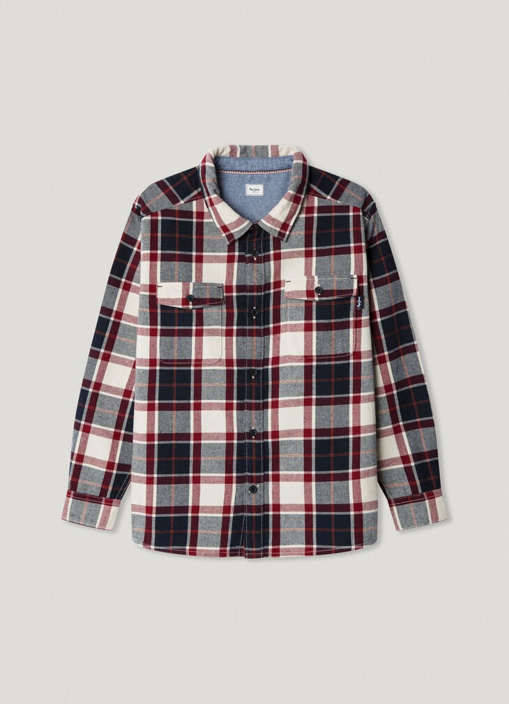 Pepe Jeans relaxed fit checked shirt