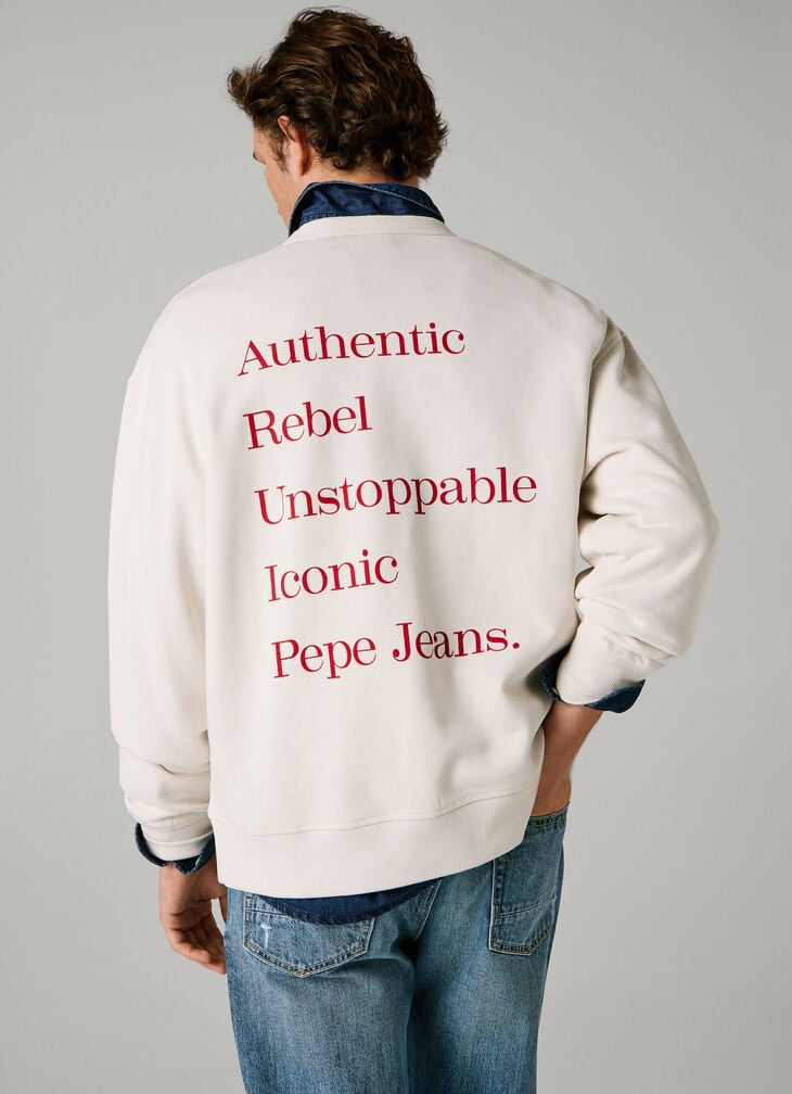 Pepe Jeans relaxed fit crew neck sweatshirt
