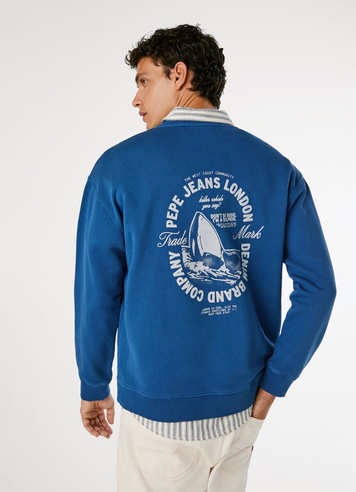 Pepe Jeans relaxed fit crew neck sweatshirt